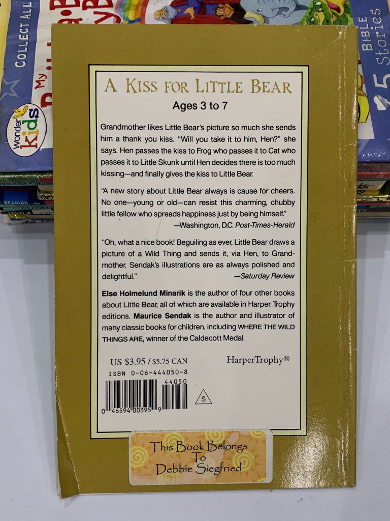 A Kiss for Little Bear – Else Holmelund Minarik - Ảnh thực tế 3
