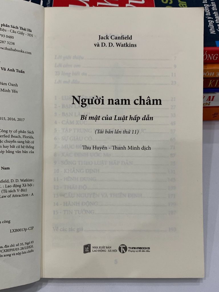 Người nam châm – Jack Canfield, DD Watkins - Ảnh thực tế 7
