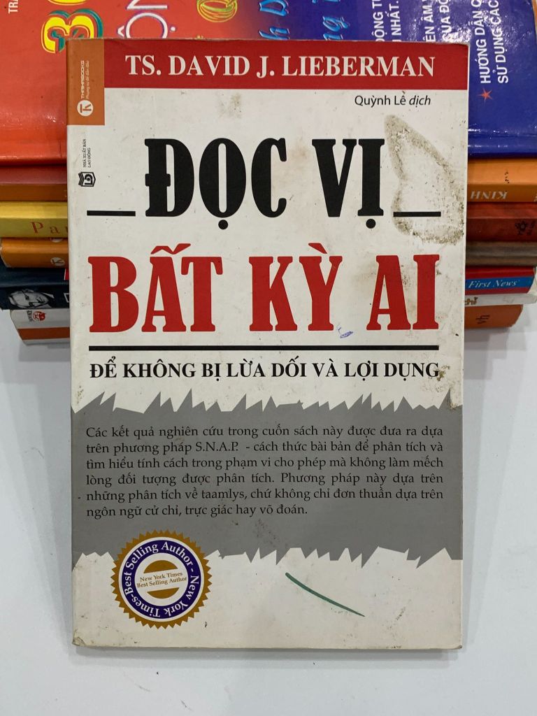 Đọc vị bất kỳ ai – TS. David J. Lieberman - Ảnh chụp thực tế
