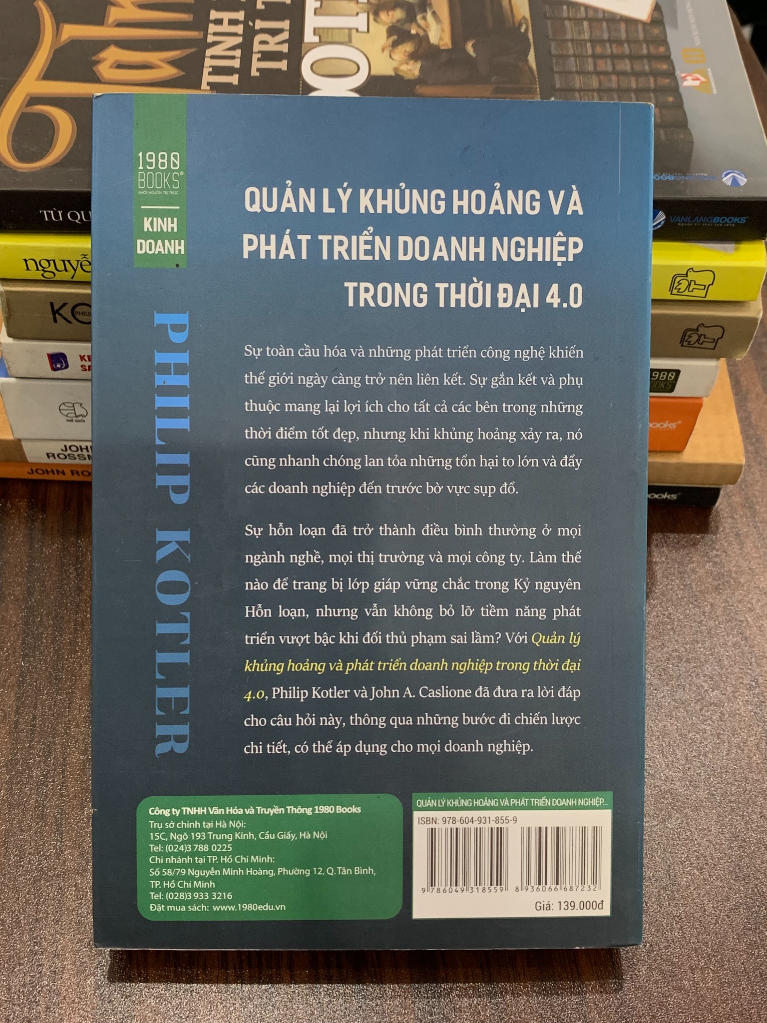 Quản lý khủng hoảng và phát triển doanh nghiệp trong thời đại 4.0 – Philip Kotler & John A. Caslione