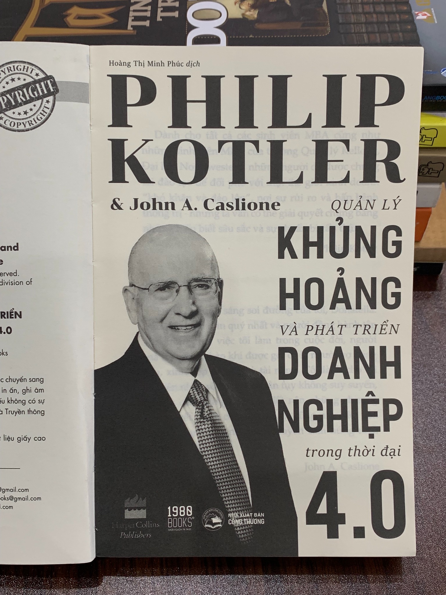 Quản lý khủng hoảng và phát triển doanh nghiệp trong thời đại 4.0 – Philip Kotler & John A. Caslione