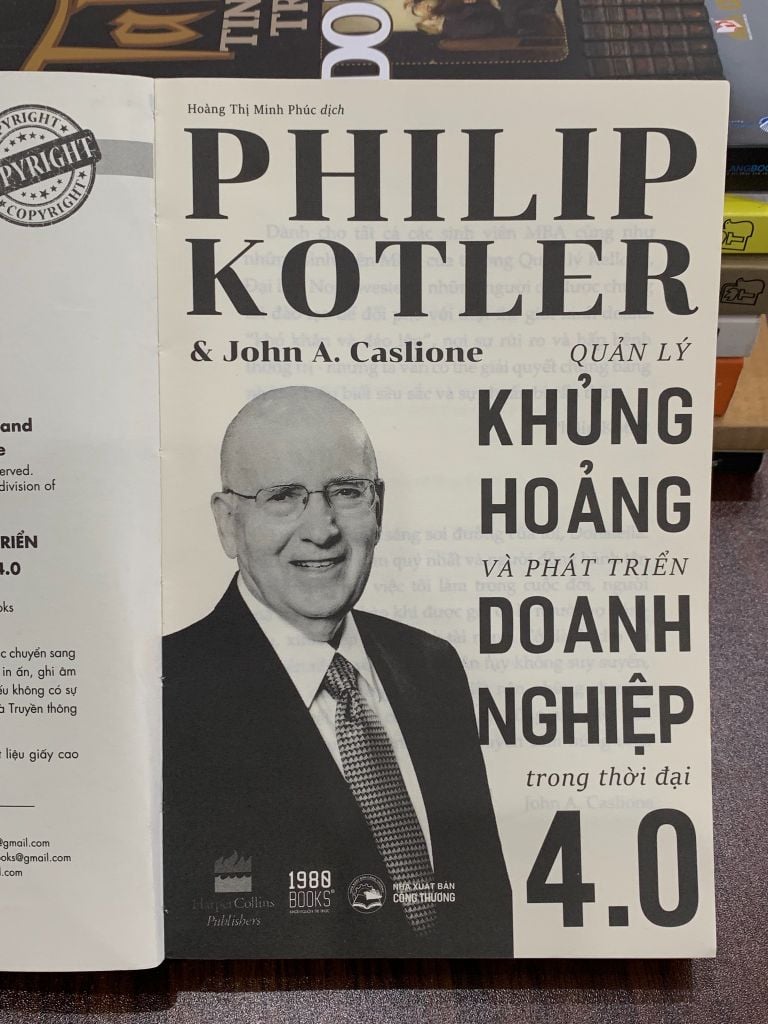 Quản lý khủng hoảng và phát triển doanh nghiệp trong thời đại 4.0 – Philip Kotler & John A. Caslione - Ảnh thực tế 7