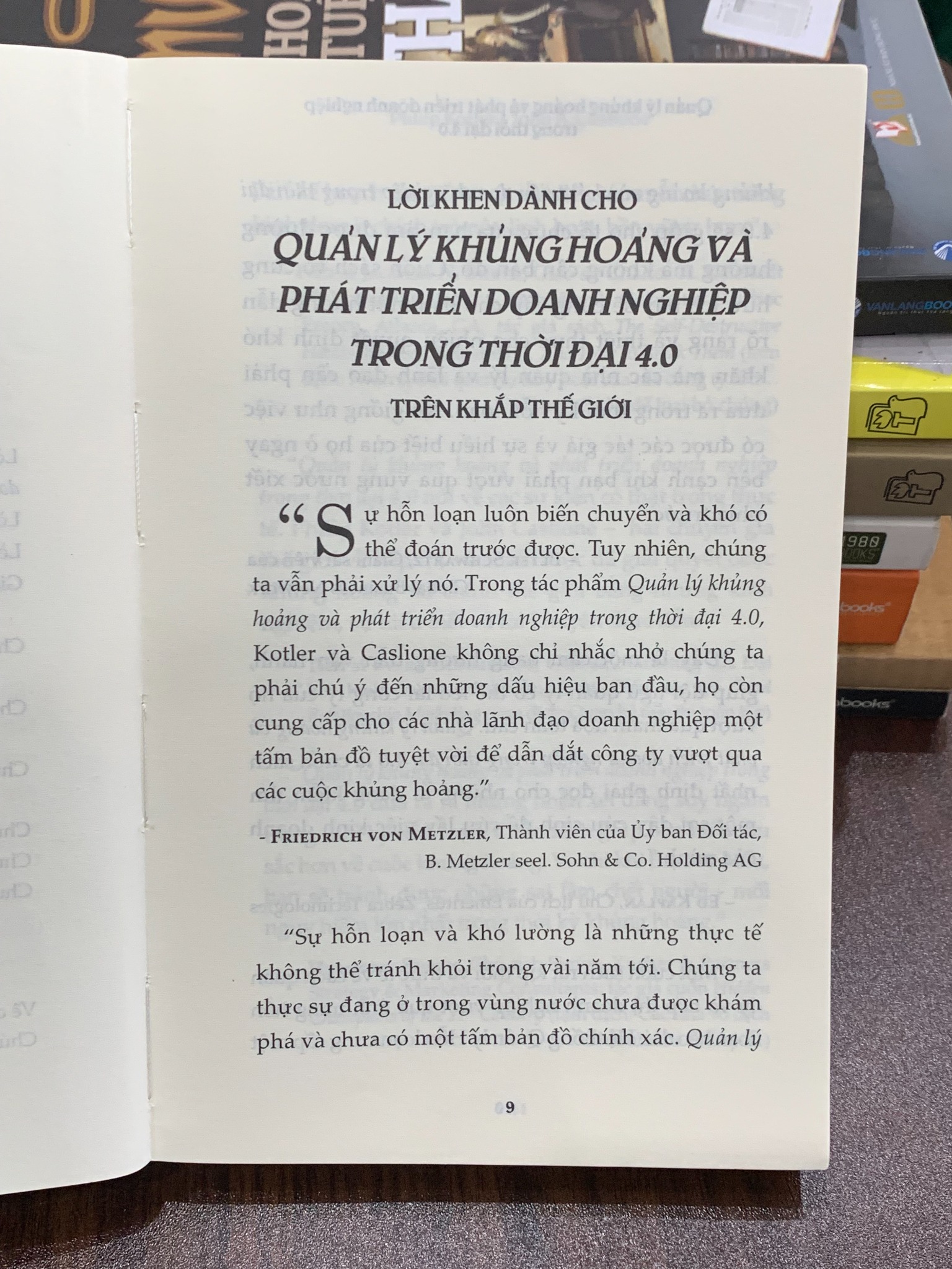 Quản lý khủng hoảng và phát triển doanh nghiệp trong thời đại 4.0 – Philip Kotler & John A. Caslione