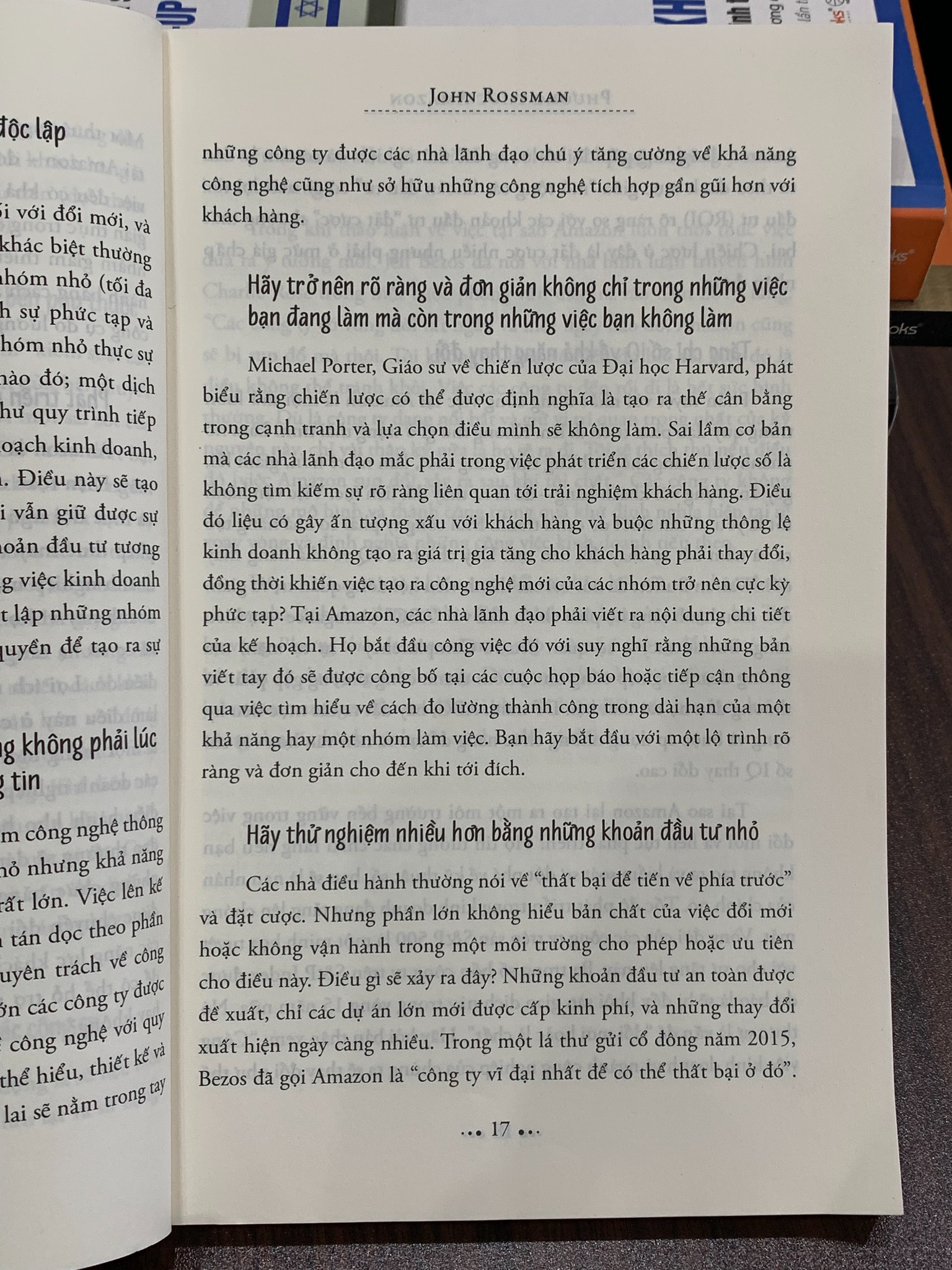 Phương thức Amazon: 10 nguyên lý Internet Vạn vật – John Rossman