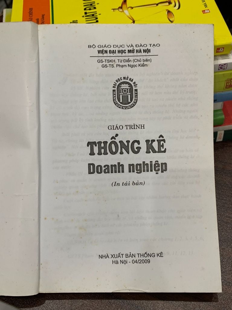 Giáo trình Thống kê doanh nghiệp – Viện Đại học Mở Hà Nội - Ảnh thực tế 7