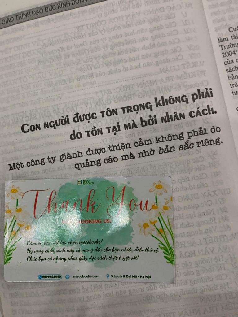 Giáo trình Đạo đức kinh doanh và văn hóa công ty – Nguyễn Mạnh Quân - Ảnh thực tế 7