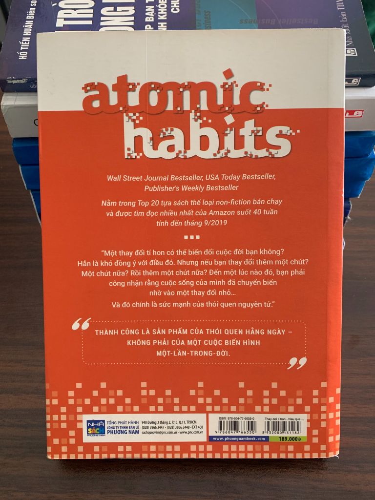Atomic Habits – James Clear - Ảnh thực tế 3