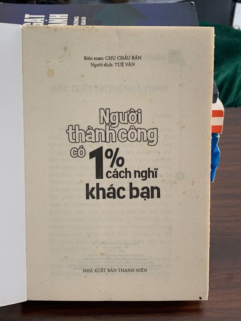Người thành công có 1% cách nghĩ khác bạn – Chu Châu Bản - Ảnh thực tế 7