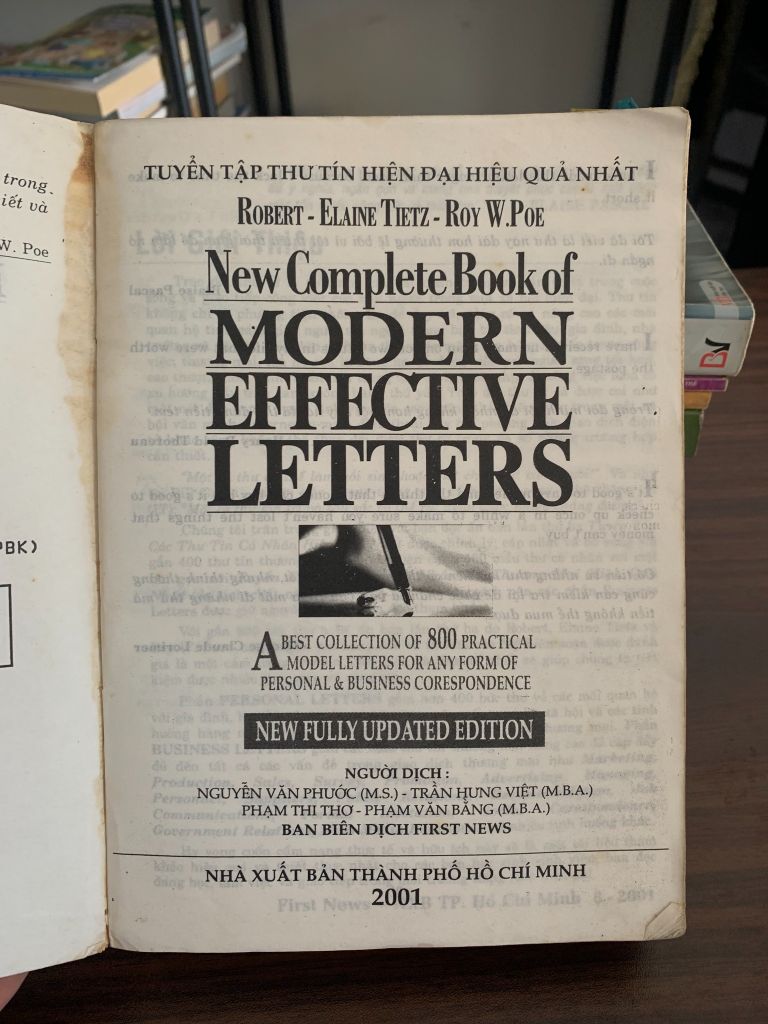 New Complete Book of Modern Effective Letters – Robert H. Loeb, Elmer L. Winter, Roy Poe - Ảnh thực tế 7