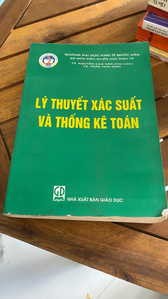 LÝ THUYẾT XÁC SUẤT VÀ THỐNG KÊ TOÁN  Trường Đại học Kinh tế Quốc dân - Ảnh thực tế 1