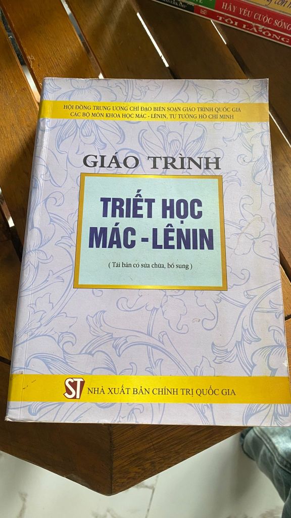 Giáo trình Triết học Mác-Lênin - Bộ Giáo dục và Đào tạo - Ảnh thực tế 1