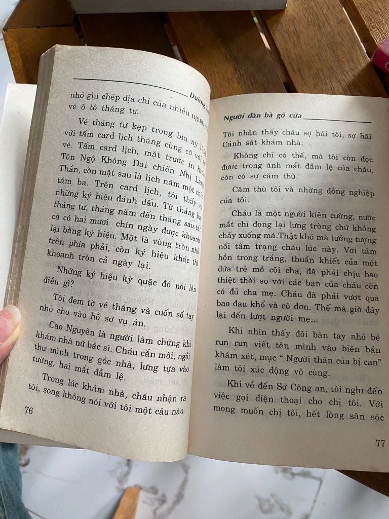 Người Đàn Bà gõ cửa - Vicki Baum - Ảnh chụp thực tế