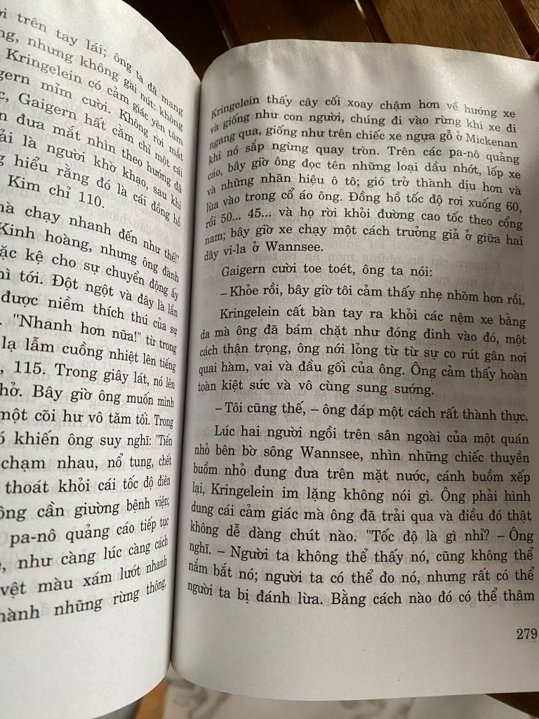 Tình Riêng - Vicki Baum - Ảnh chụp thực tế