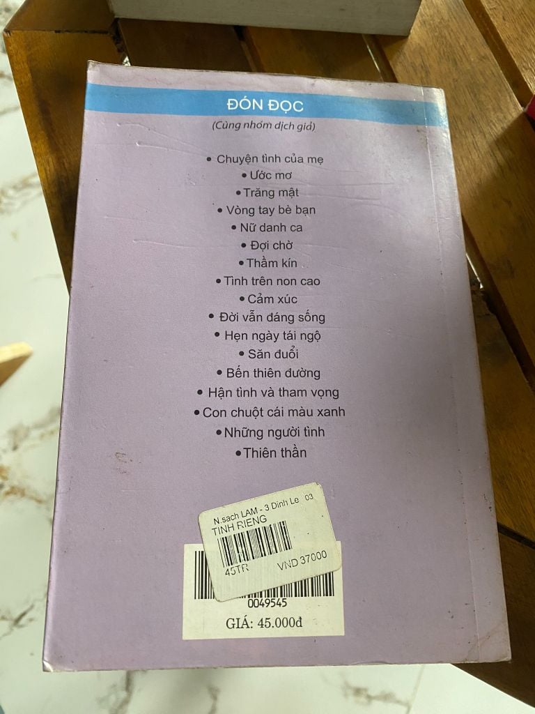 Tình Riêng - Vicki Baum - Ảnh thực tế 3