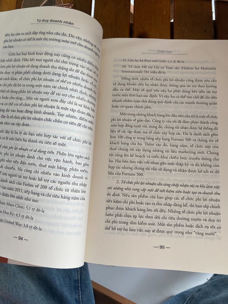 Tư Duy Doanh Nhân - Kevin D. Johnson - Ảnh chụp thực tế