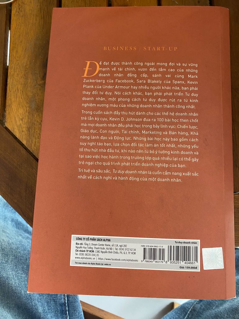 Tư Duy Doanh Nhân - Kevin D. Johnson - Ảnh thực tế 3