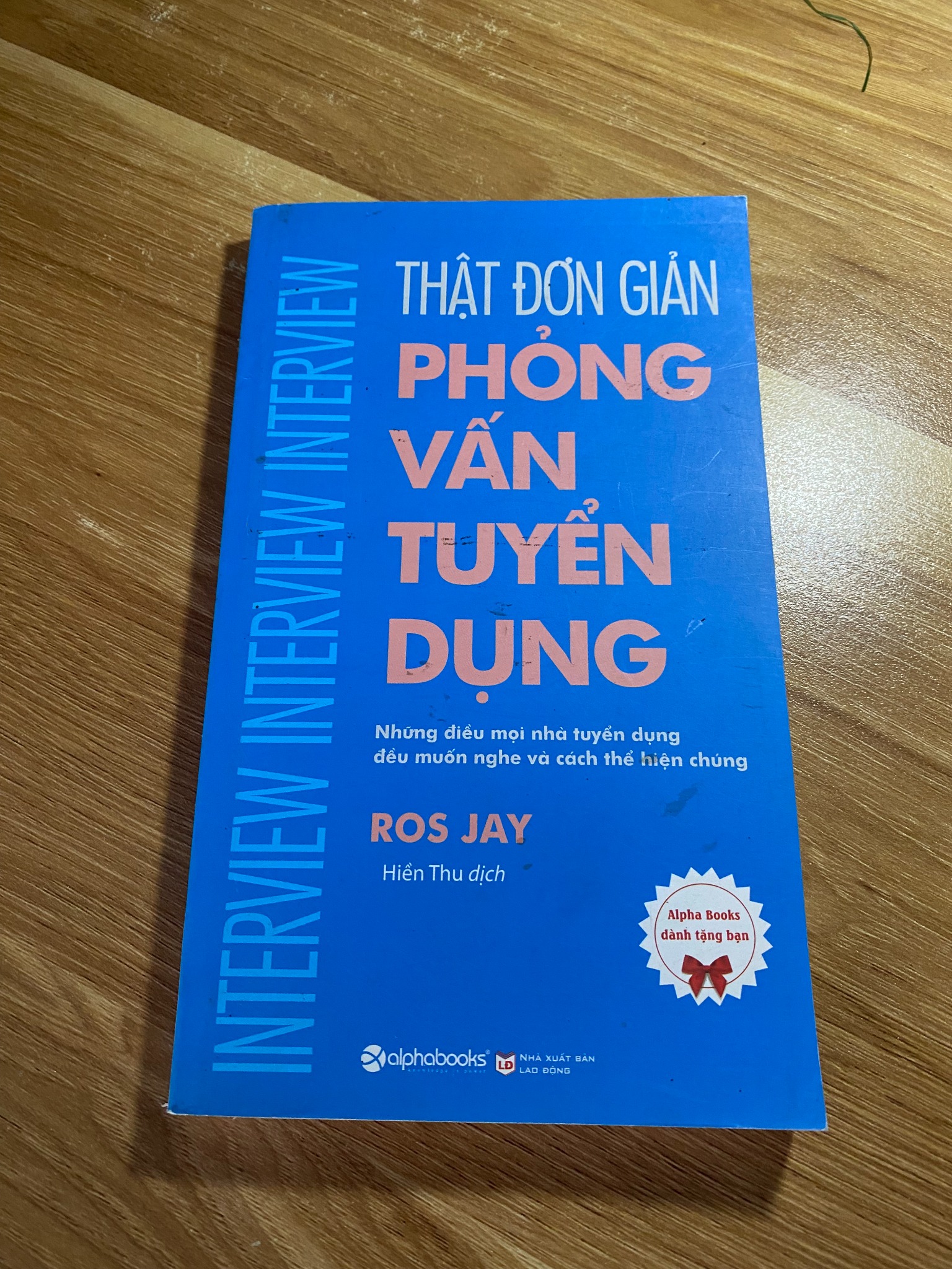 Phỏng vấn tuyển dụng thật đơn giản - Ros Jay