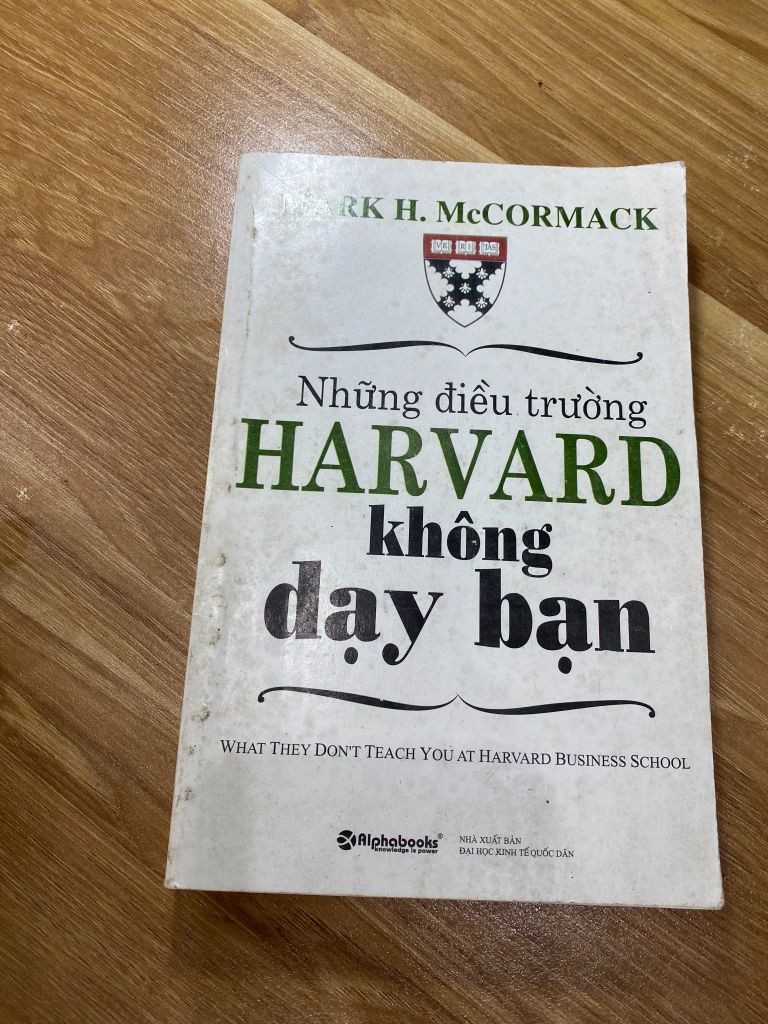 Những điều trường Harvard không dạy bạn - Mark H. McCormack - Ảnh thực tế 1