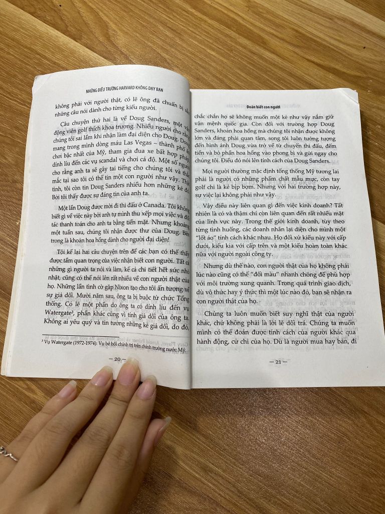 Những điều trường Harvard không dạy bạn - Mark H. McCormack - Ảnh chụp thực tế