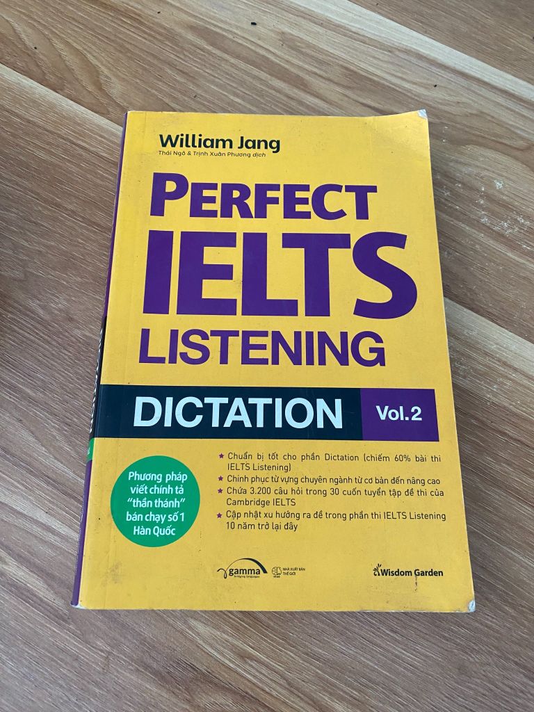 Perfect IELTS Listening Dictation Vol 2 - Ảnh thực tế 1
