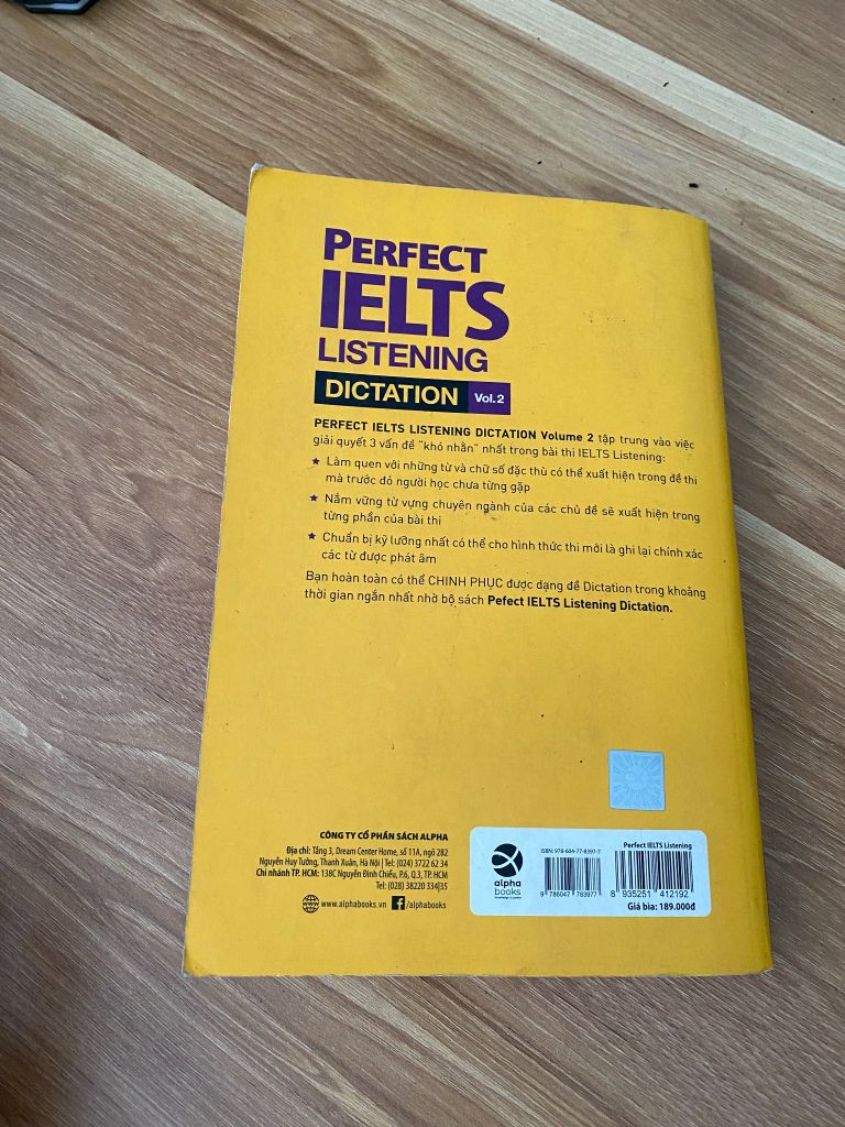 Perfect IELTS Listening Dictation Vol 2 - Ảnh thực tế 8