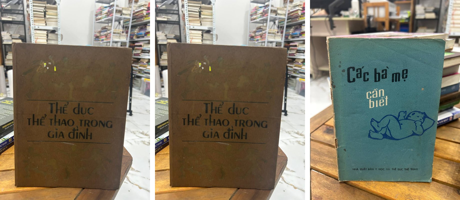 Kết hợp Sách Thể Dục Thể Thao Gia Đình