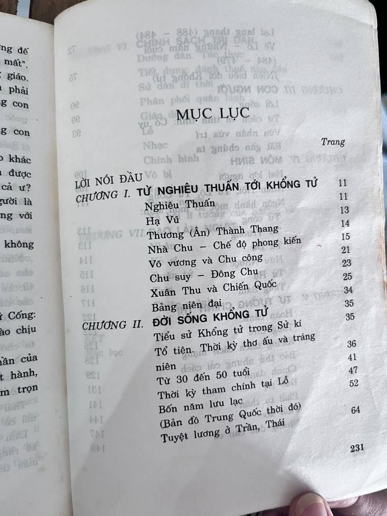 Khổng Tử - Nguyễn Hiến Lê - Ảnh chụp thực tế