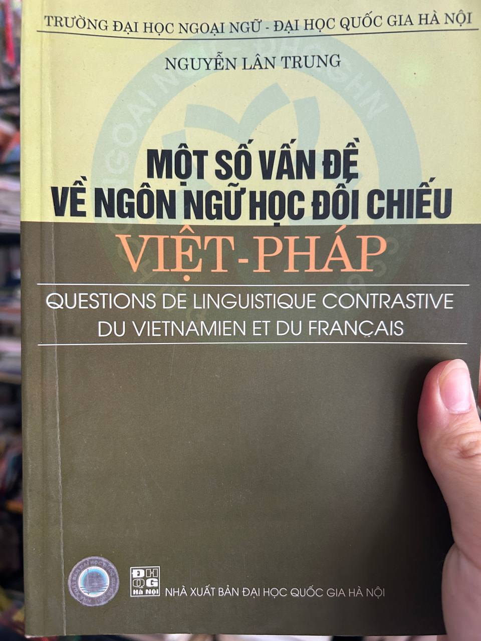 Review và ảnh thực tế sách Một Số Vấn Đề Về Ngôn Ngữ Học Đối Chiếu Việt - Pháp - Nguyễn Lân Trung tại Mecobooks.com