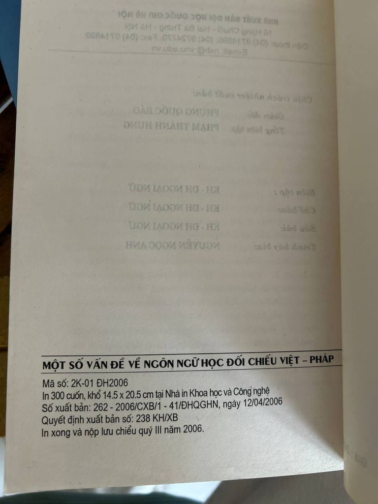 Một Số Vấn Đề Về Ngôn Ngữ Học Đối Chiếu Việt - Pháp - Nguyễn Lân Trung - Ảnh thực tế 5