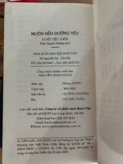 Muôn Nẻo Đường Yêu - Tuyết Tiểu Thiền (BachvietBooks & NXB Hội Nhà Văn) - Tuyết Tiểu Thiền (Trần Quỳnh Hương dịch) - ảnh 5