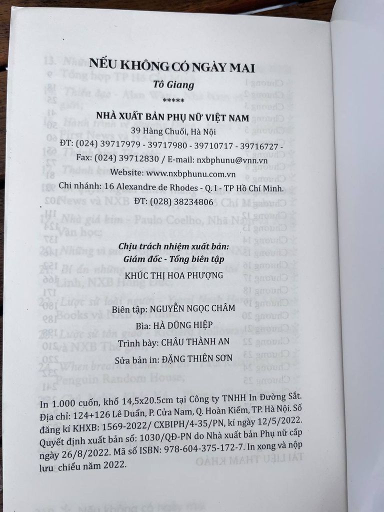 Nếu Không Có Ngày Mai - Tô Giang