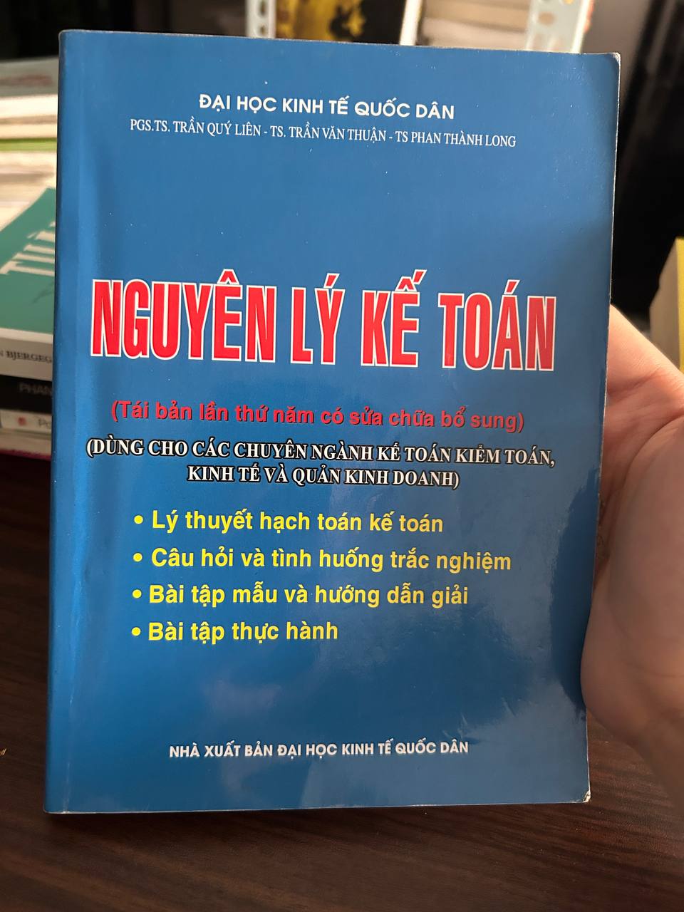 Nguyên Lý Kế Toán - PGS.TS. Trần Quý Liên, TS. Trần Văn Thuận, TS. Phan Thành Long - PGS.TS. Trần Quý Liên, TS. Trần Văn Thuận, TS. Phan Thành Long