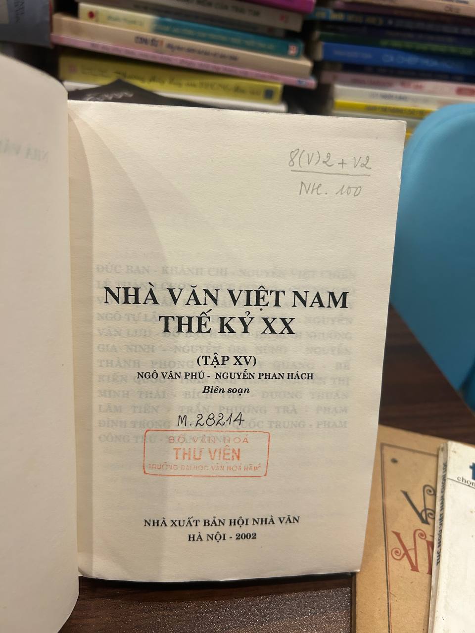 Nhà Văn Việt Nam Thế Kỷ XX - Hội Nhà Văn (Nhà Xuất Bản Hội Nhà Văn)