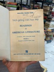 Trích Giảng Văn Học Mỹ - Readings in American Literature (Book I) - Nguyễn Trung Tánh (Biên soạn) - ảnh 4