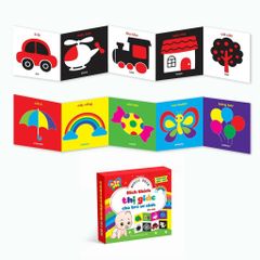 Thẻ Flashcard Kích Thích Thị Giác Cho Trẻ Sơ Sinh 0-1 Tuổi Zic Zắc - ảnh 5