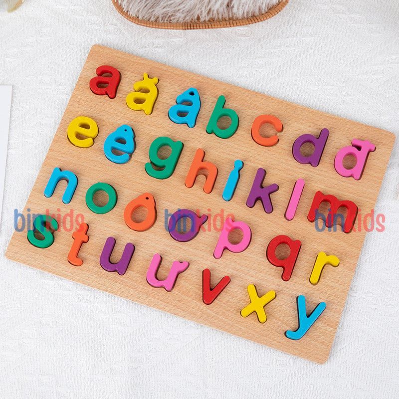 Bảng chữ cái Tiếng Việt, bảng chữ cái gỗ nổi chữ và số cho bé, kích thước 30x22cm, giúp bé phát triển tư duy - Ảnh chụp thực tế