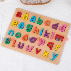 Bảng chữ cái Tiếng Việt, bảng chữ cái gỗ nổi chữ và số cho bé, kích thước 30x22cm, giúp bé phát triển tư duy - ảnh 2