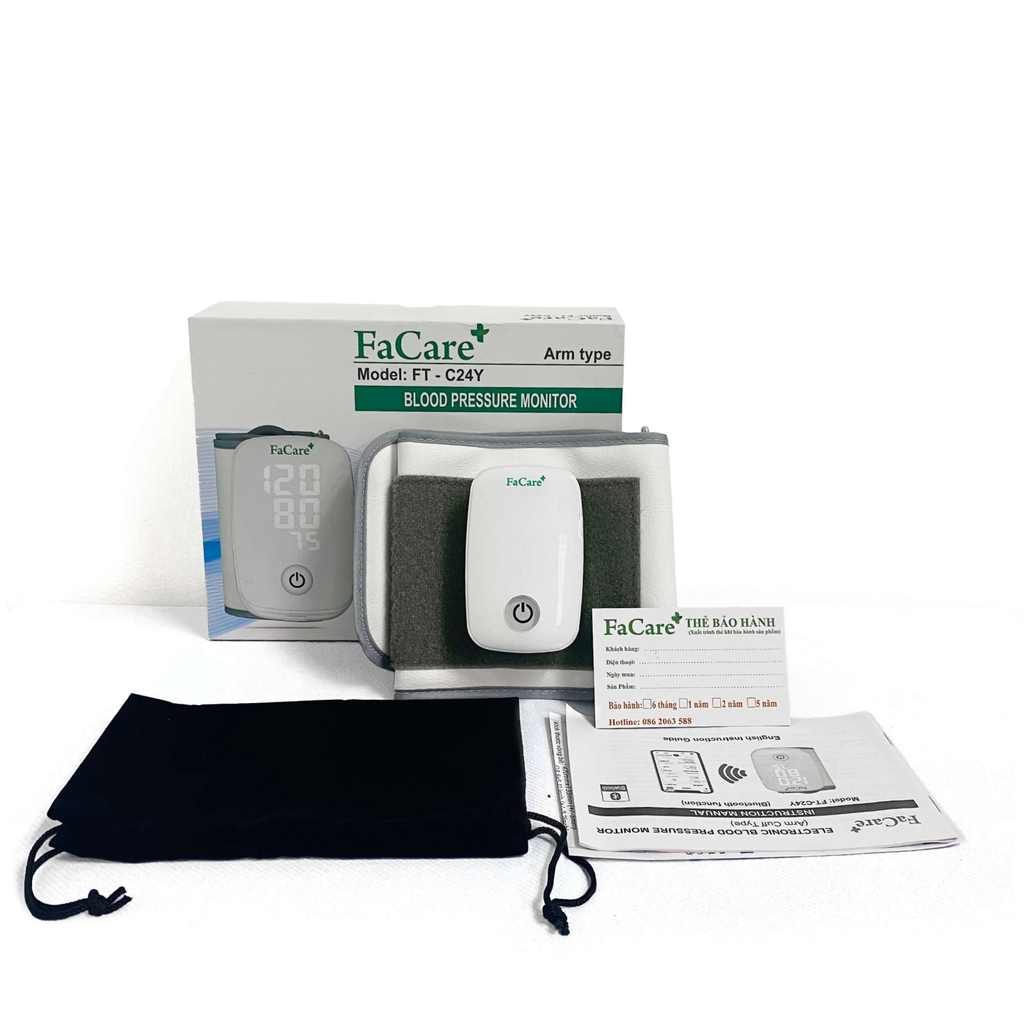 Máy đo huyết áp FaCare FT - C24Y - Kết nối Bluetooth