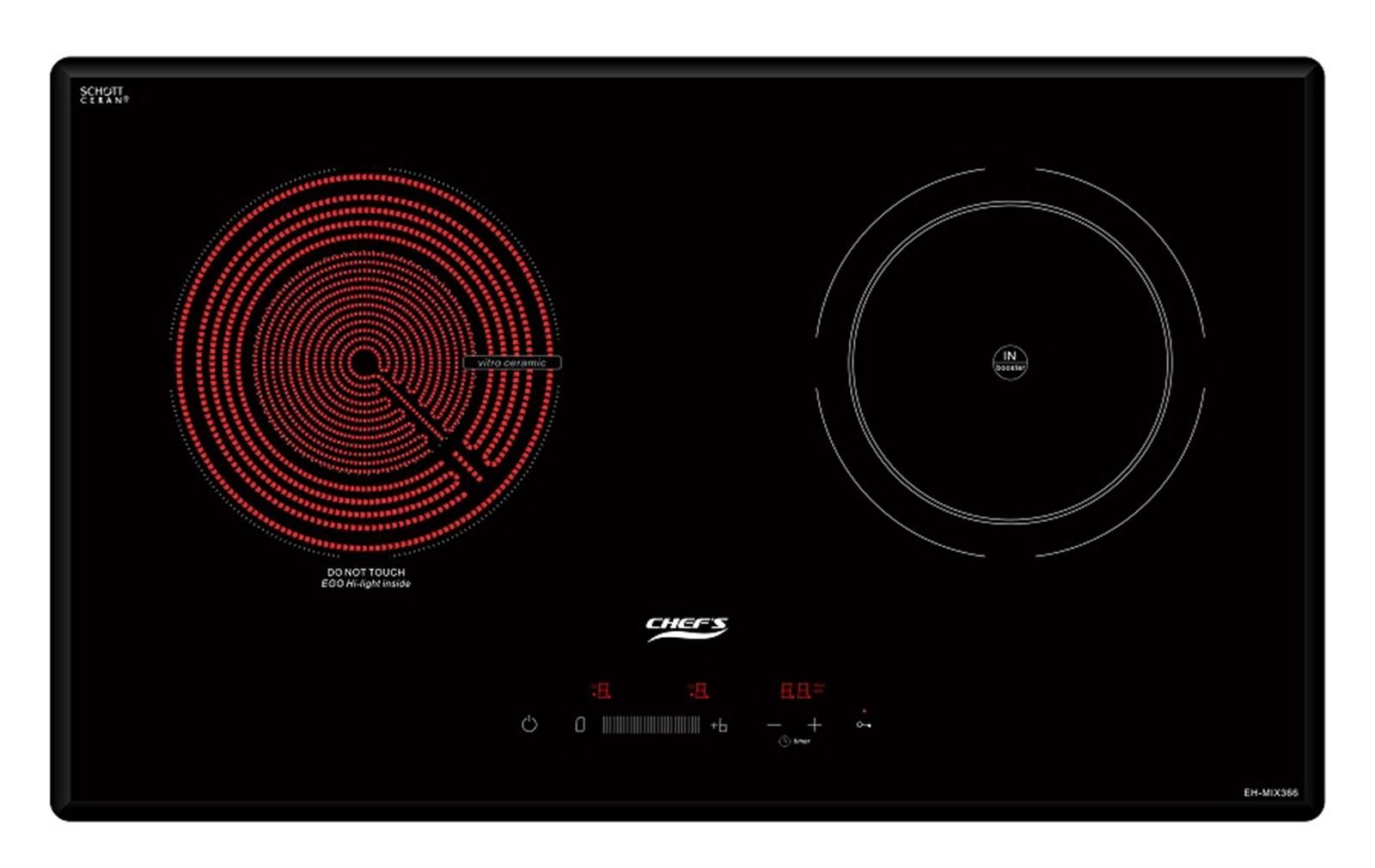  BẾP ĐÔI TỪ-HỒNG NGOẠI CHEF'S EH-MIX366 