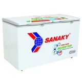  Tủ bảo quản Sanaky Inverter VH3699W3, 369 Lít, 2 ngăn, 2 cánh,dàn đồng 