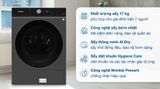  Máy sấy bơm nhiệt Samsung Bespoke AI 17 kg DV17B9750CV/SV 