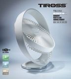  Quạt sạc để bàn Tiross USB, 3 tốc độ gió, 5W-4000mAh TS2282 