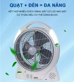  Quạt tích điện Tiross- TS9172, 10W, sử dụng 3-5 tiếng 