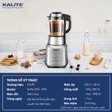  Máy làm sữa hạt KALITE KCB4741 cao cấp, sấy khô khử khuẩn 