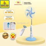  Quạt tích điện Honjianda FL 716 có đèn LED &amp; USB 16 inch 