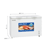  Tủ bảo quản Hòa Phát 2 ngăn, dàn nhôm 205 lit HPF BN6205 