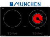  BẾP ĐIỆN TỪ ĐÔI MUNCHEN Q2FLY ( 1 BÊN TỪ , 1 BÊN HÔNG NGOẠI ) 