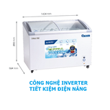  Tủ đông kính cong dòng Inverter Hòa Phát 451 lit HSF AD8451.C1/HSF AD8451.C 