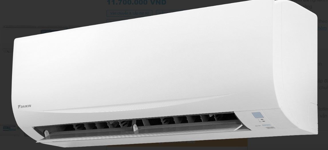  Điều hòa Daikin 12000 BTU 1 chiều cơ FTF35XAV1V/RF35XAV1V 