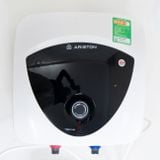  Bình nóng lạnh Ariston 6 Lít , AN LUX 6 UE 1.5 FE, vị trí cọc nước bên dưới,  bình vuông 